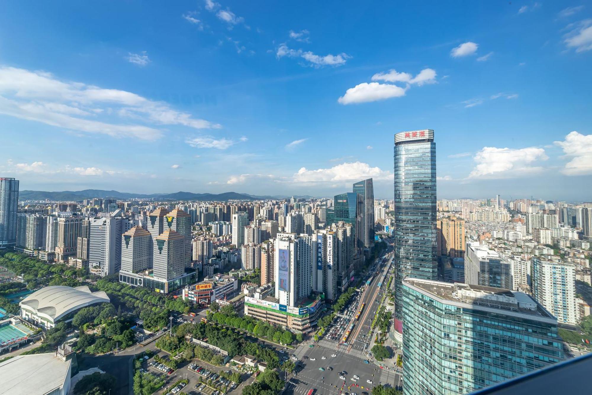 Waifiden Guangzhou Grand View Golden Palace Apartment - Free Shuttle Bus During The Canton Fair Екстер'єр фото