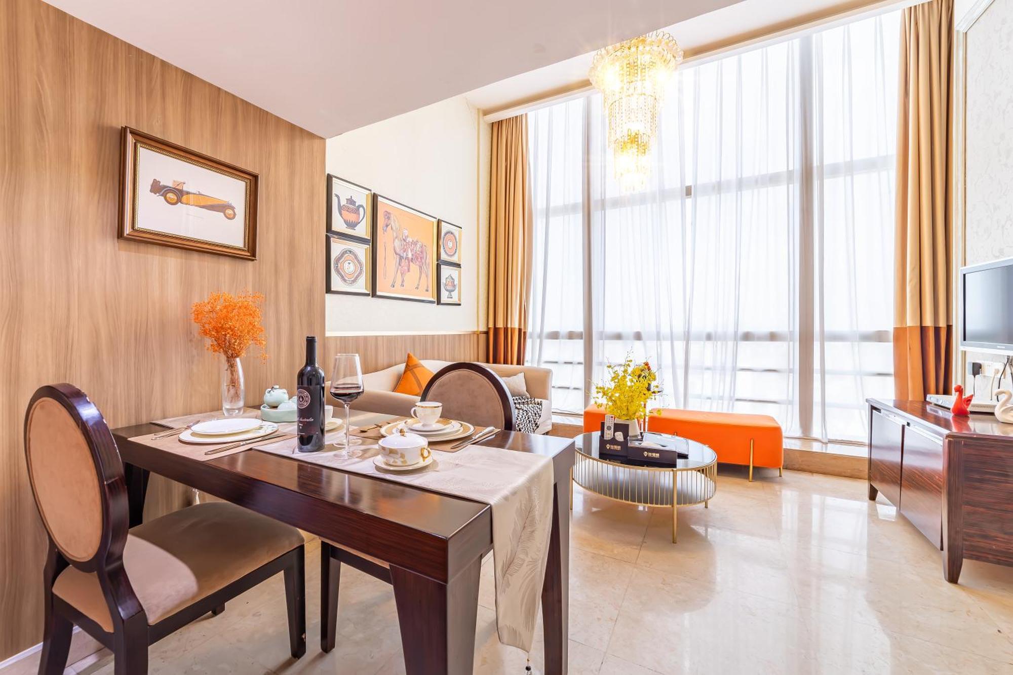 Waifiden Guangzhou Grand View Golden Palace Apartment - Free Shuttle Bus During The Canton Fair Екстер'єр фото