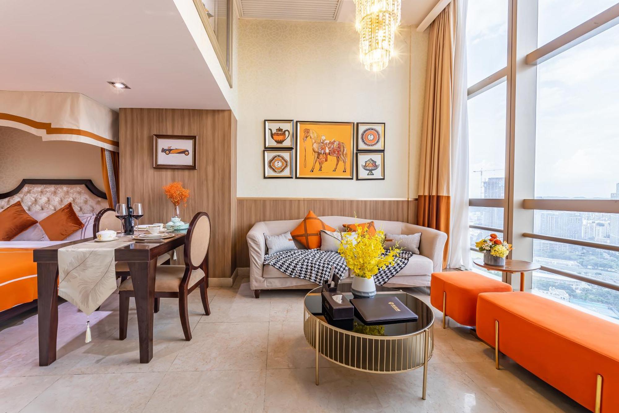 Waifiden Guangzhou Grand View Golden Palace Apartment - Free Shuttle Bus During The Canton Fair Екстер'єр фото