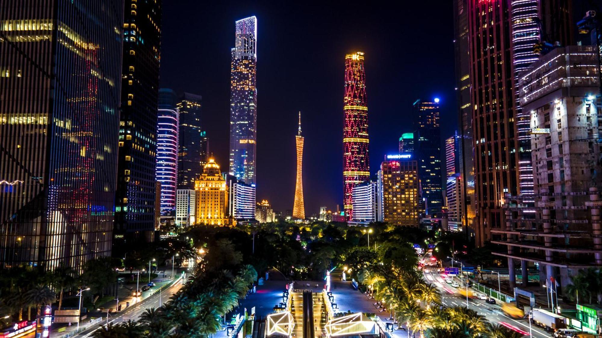 Waifiden Guangzhou Grand View Golden Palace Apartment - Free Shuttle Bus During The Canton Fair Екстер'єр фото