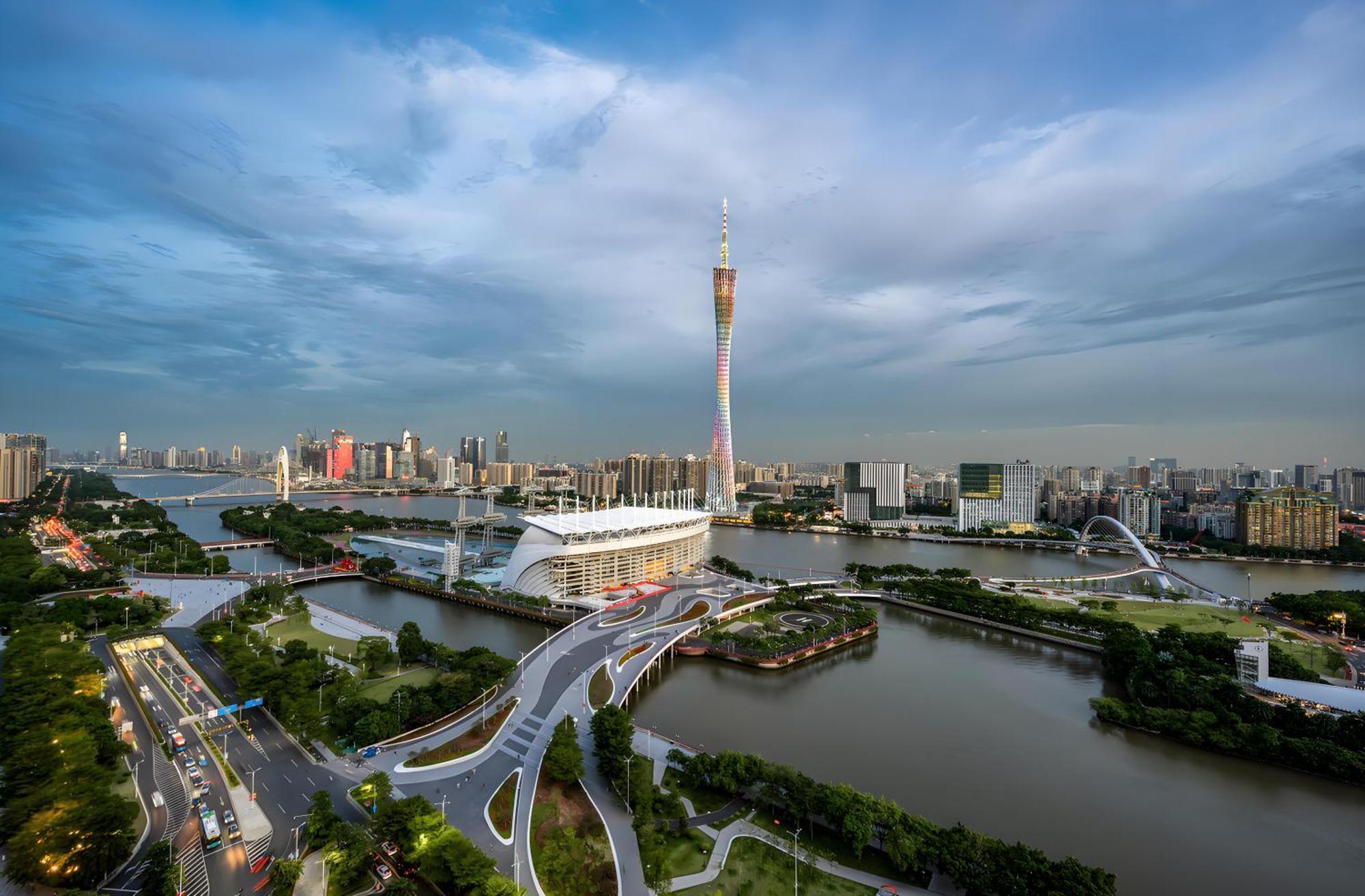 Waifiden Guangzhou Grand View Golden Palace Apartment - Free Shuttle Bus During The Canton Fair Екстер'єр фото